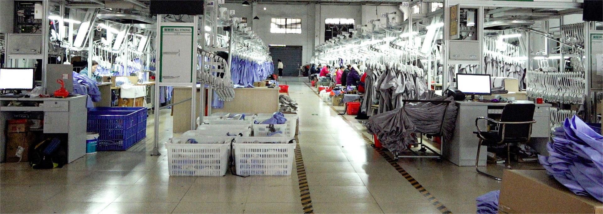 Linea di produzione di abbigliamento