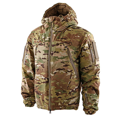 Giacca tattica impermeabile CP Camouflage Giacca tattica militare resistente al freddo